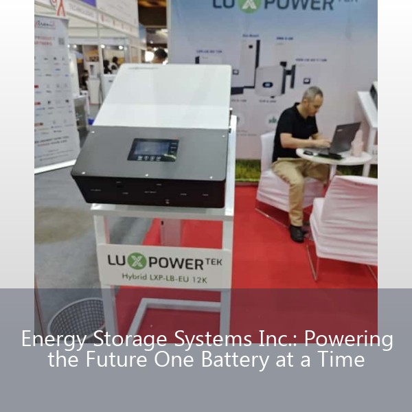 Energy Storage Systems Inc.: Powering the Future One Battery at a Time